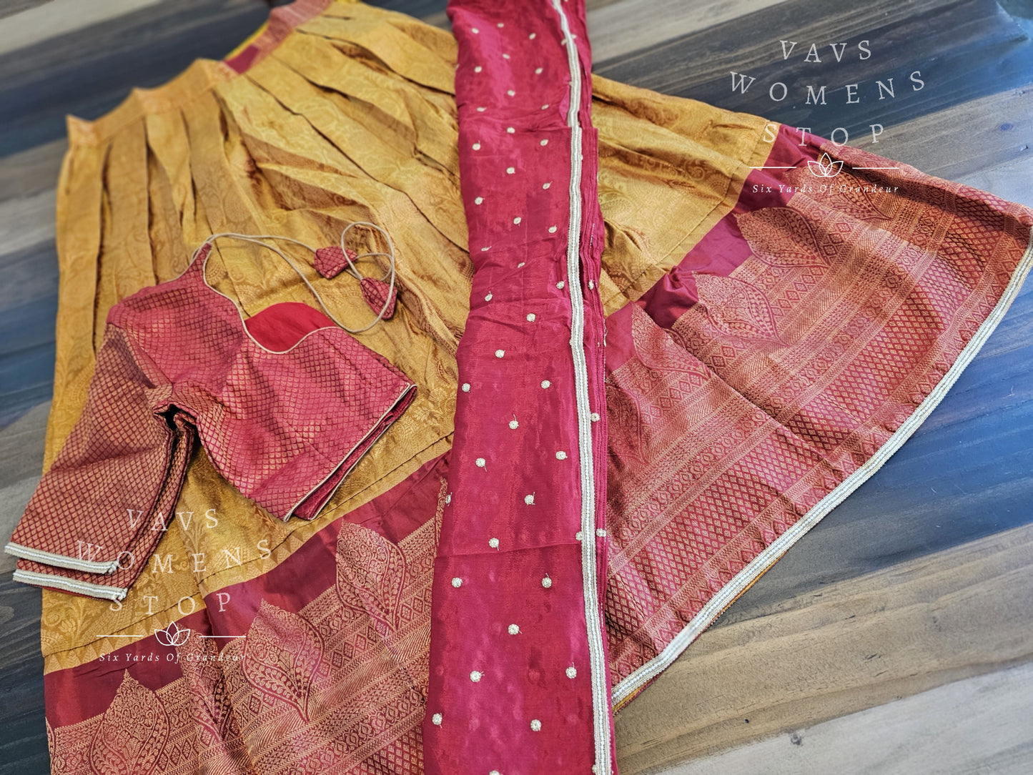 Traditional Half Saree Set