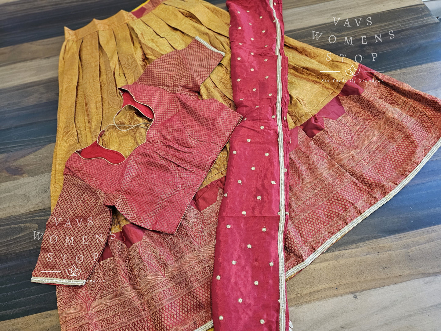 Traditional Half Saree Set