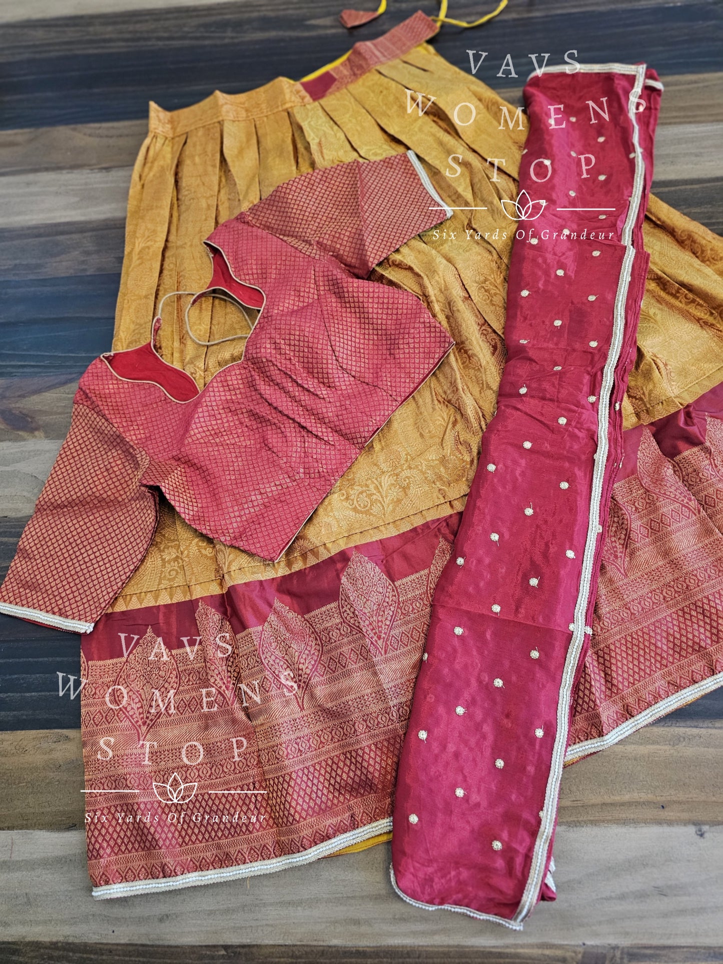 Traditional Half Saree Set