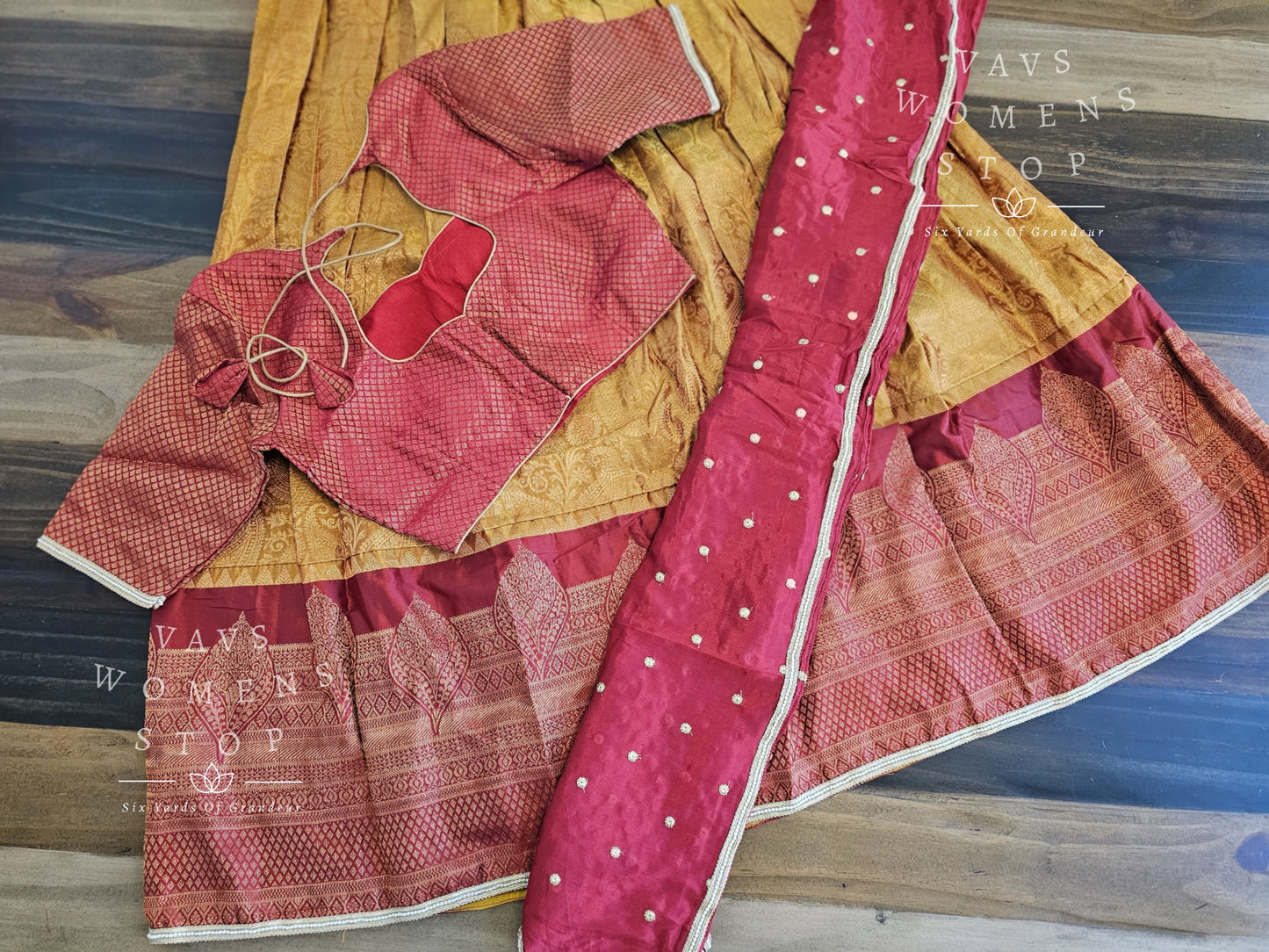 Traditional Half Saree Set