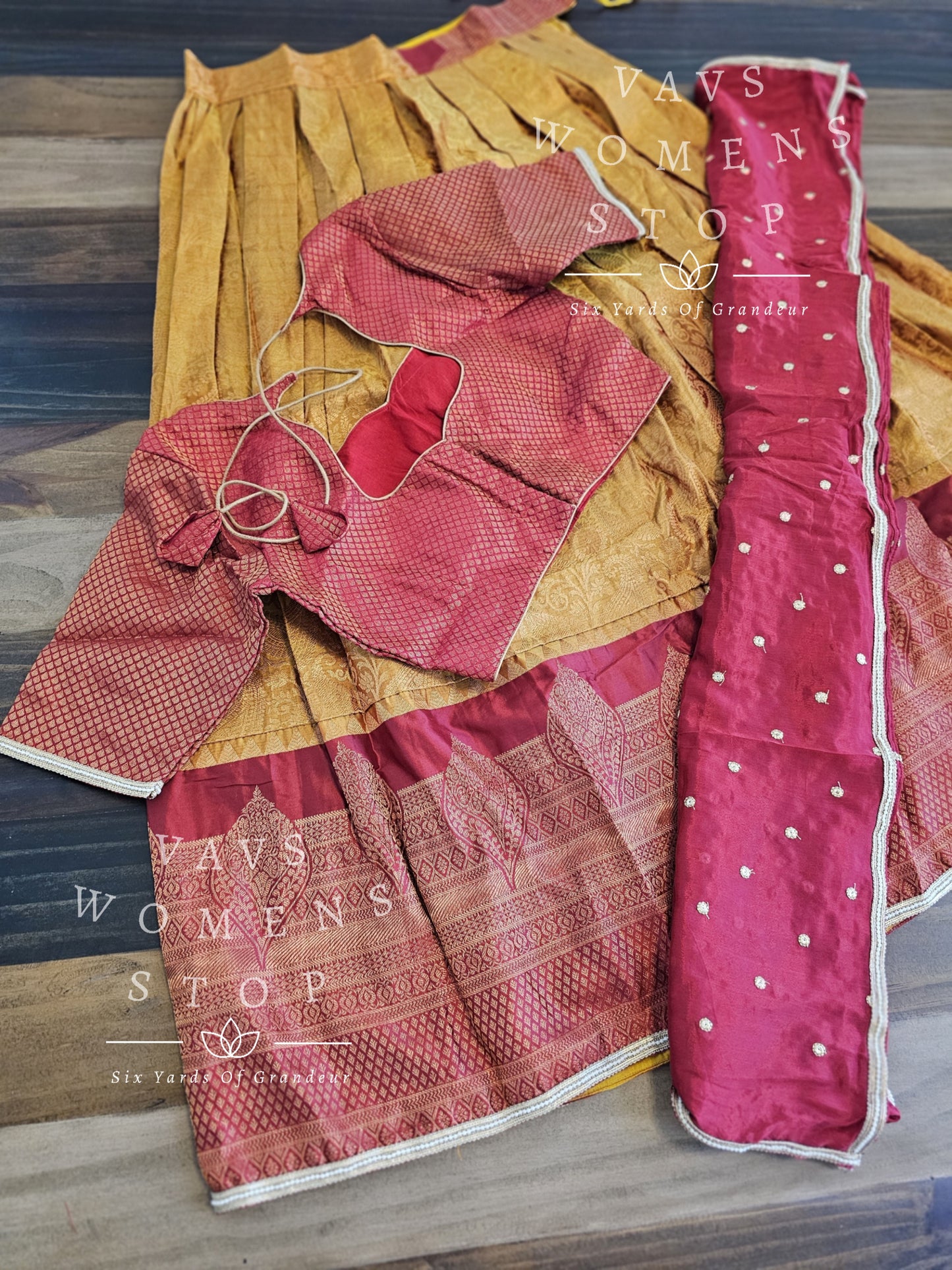 Traditional Half Saree Set