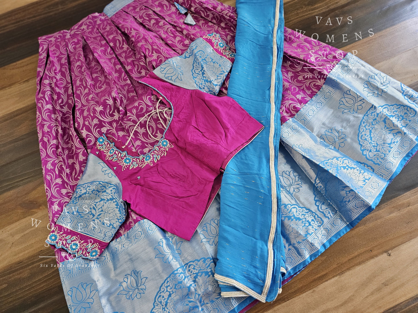 Traditional Half Saree Set