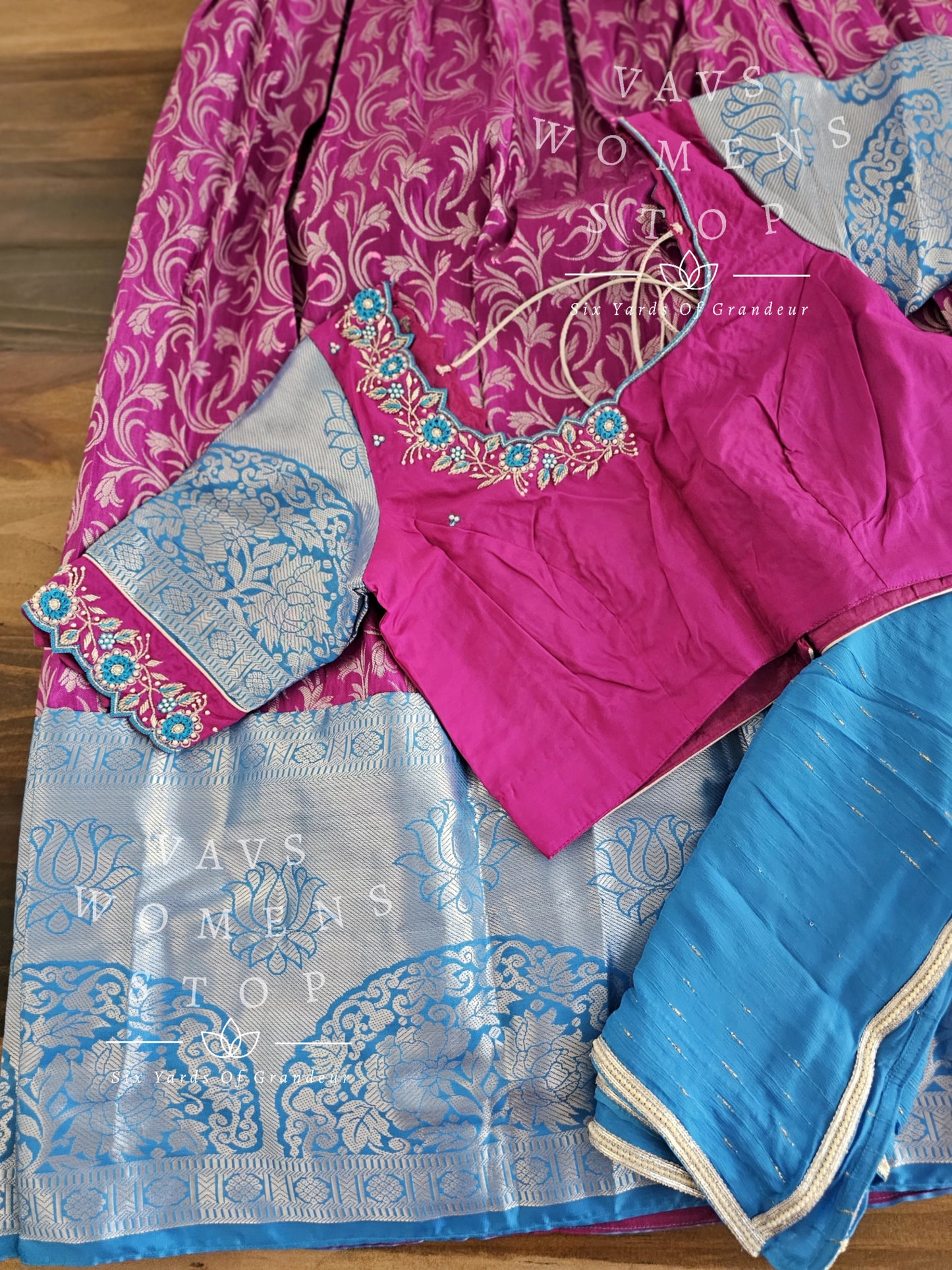 Traditional Half Saree Set