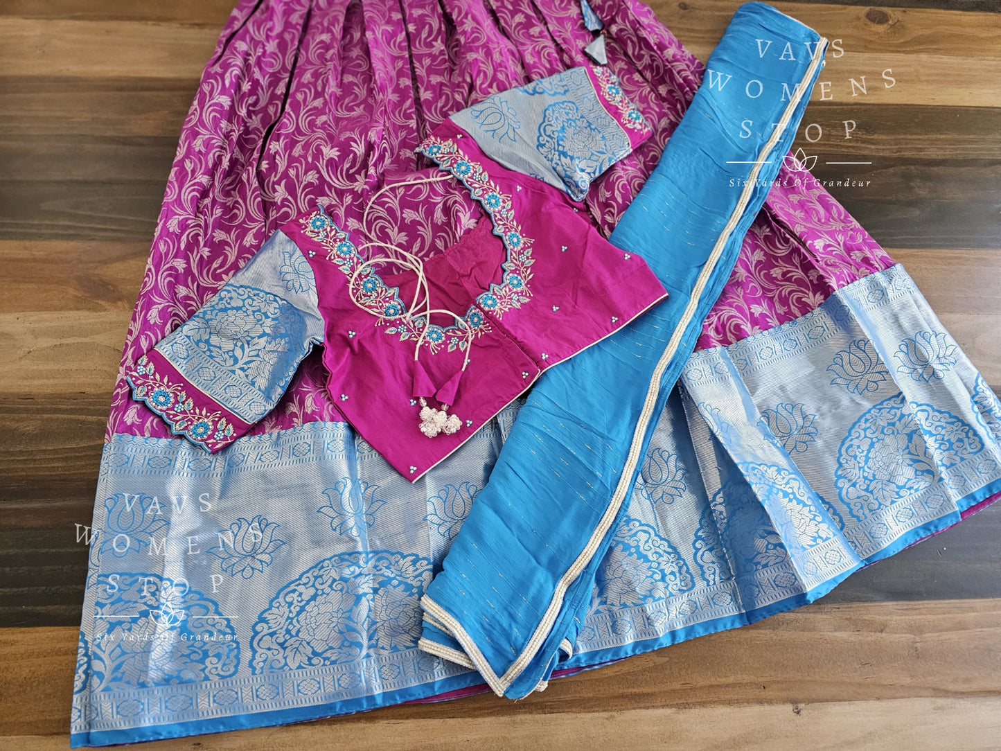 Traditional Half Saree Set