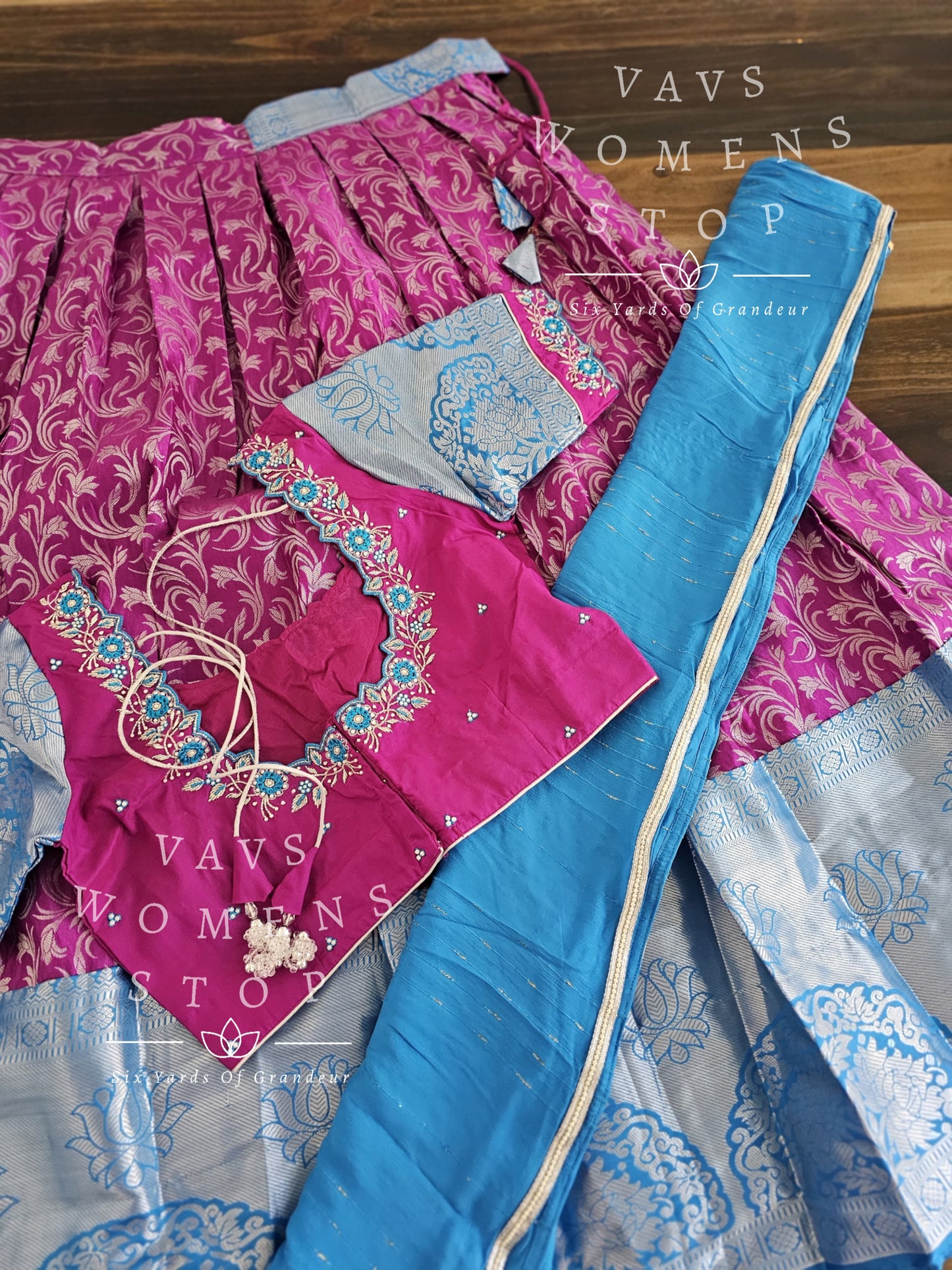 Traditional Half Saree Set