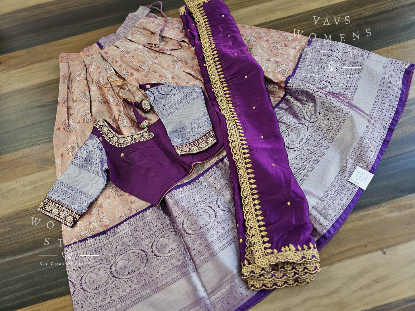 Traditional Half Saree Set