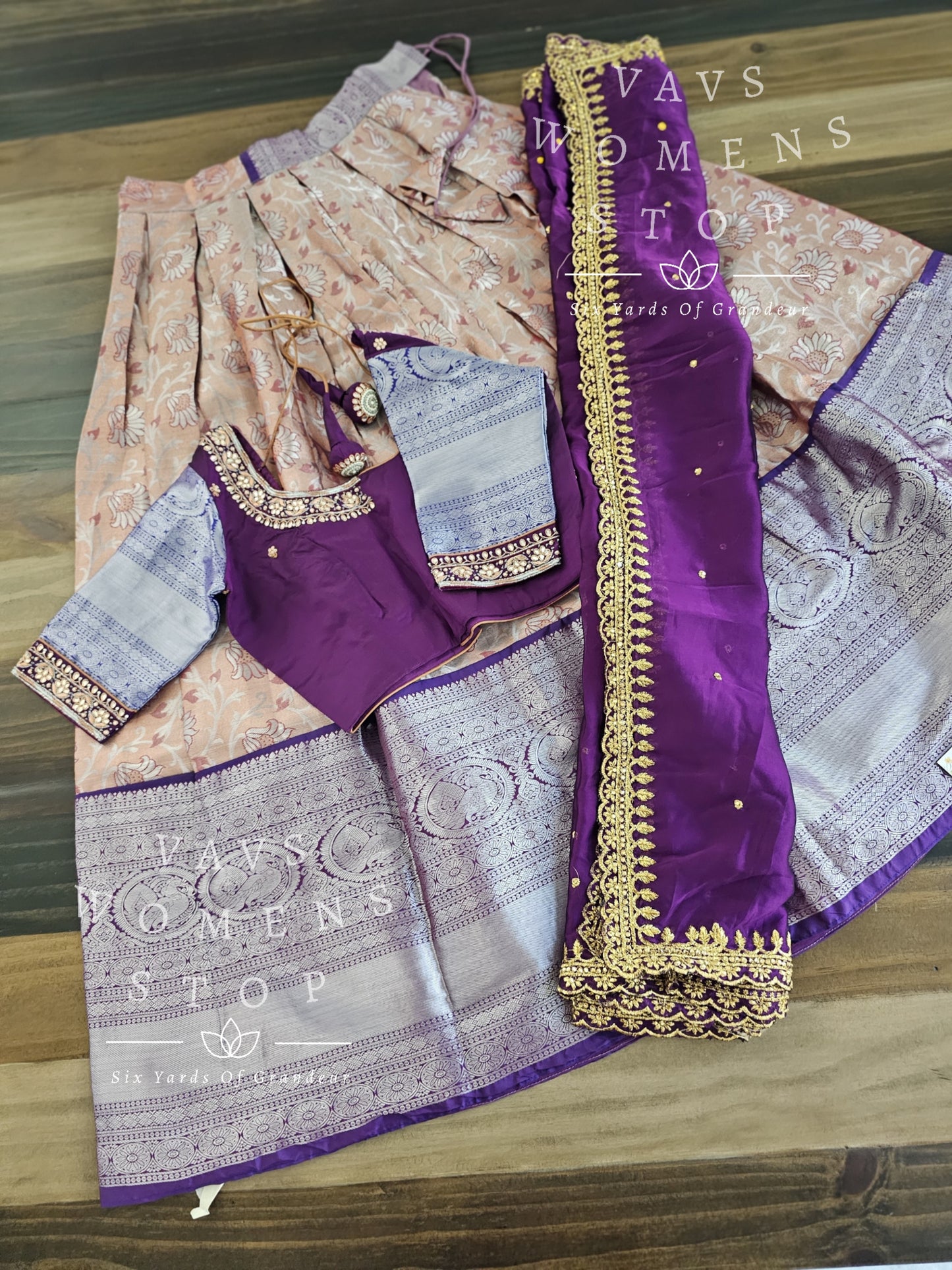 Traditional Half Saree Set