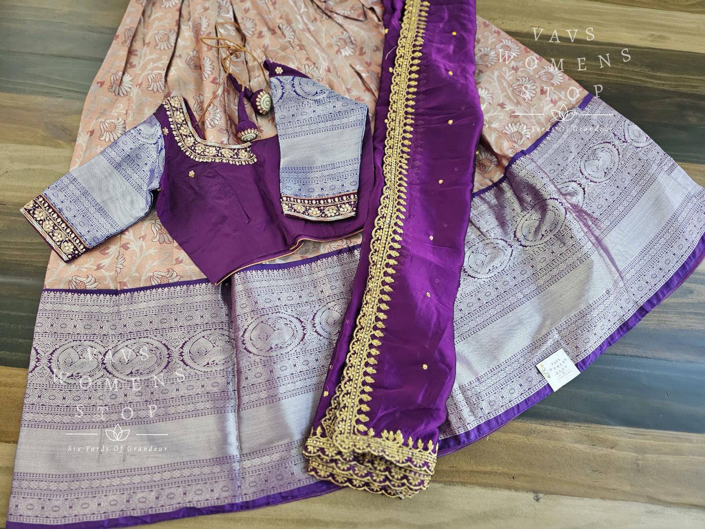 Traditional Half Saree Set