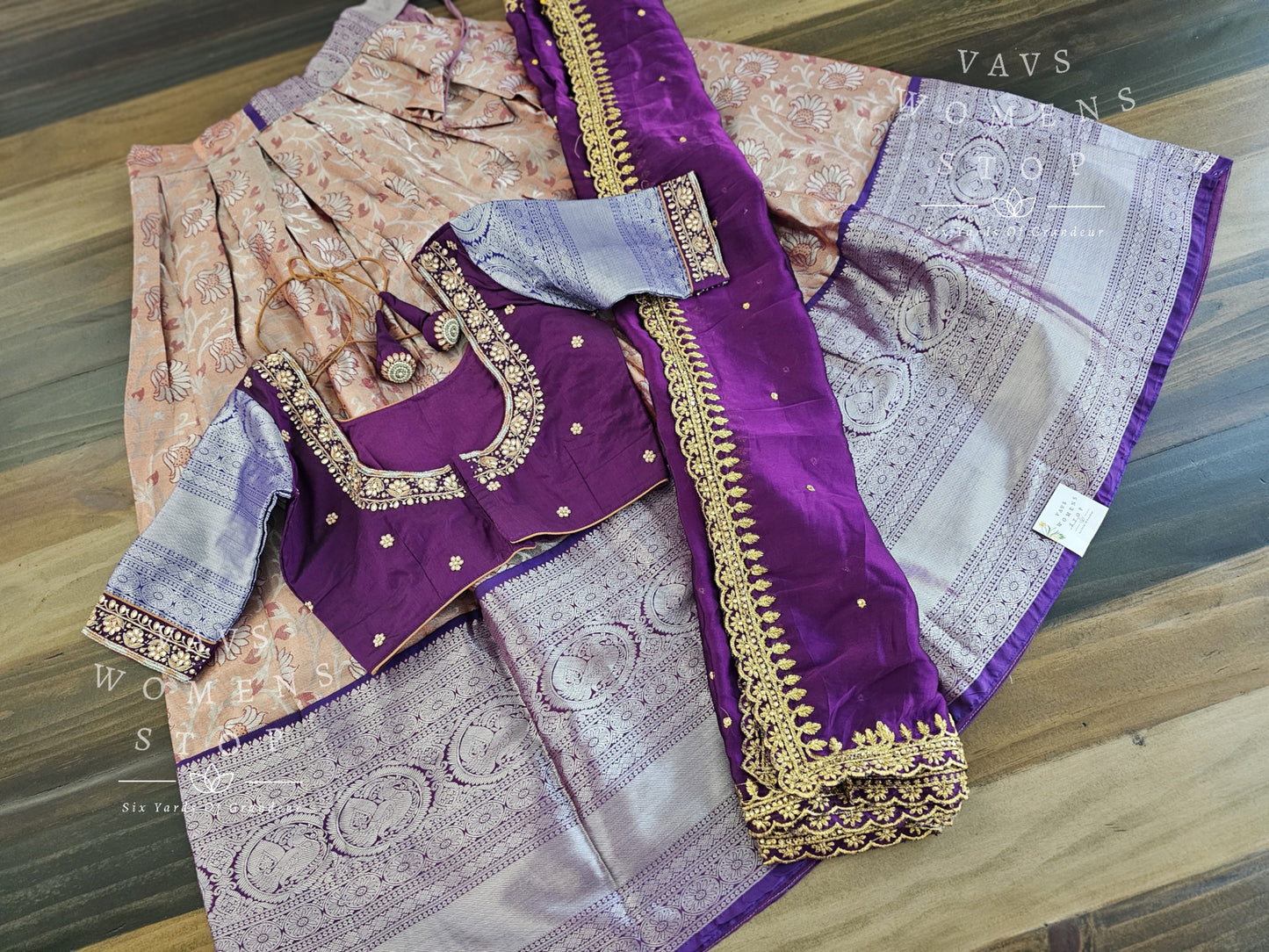 Traditional Half Saree Set