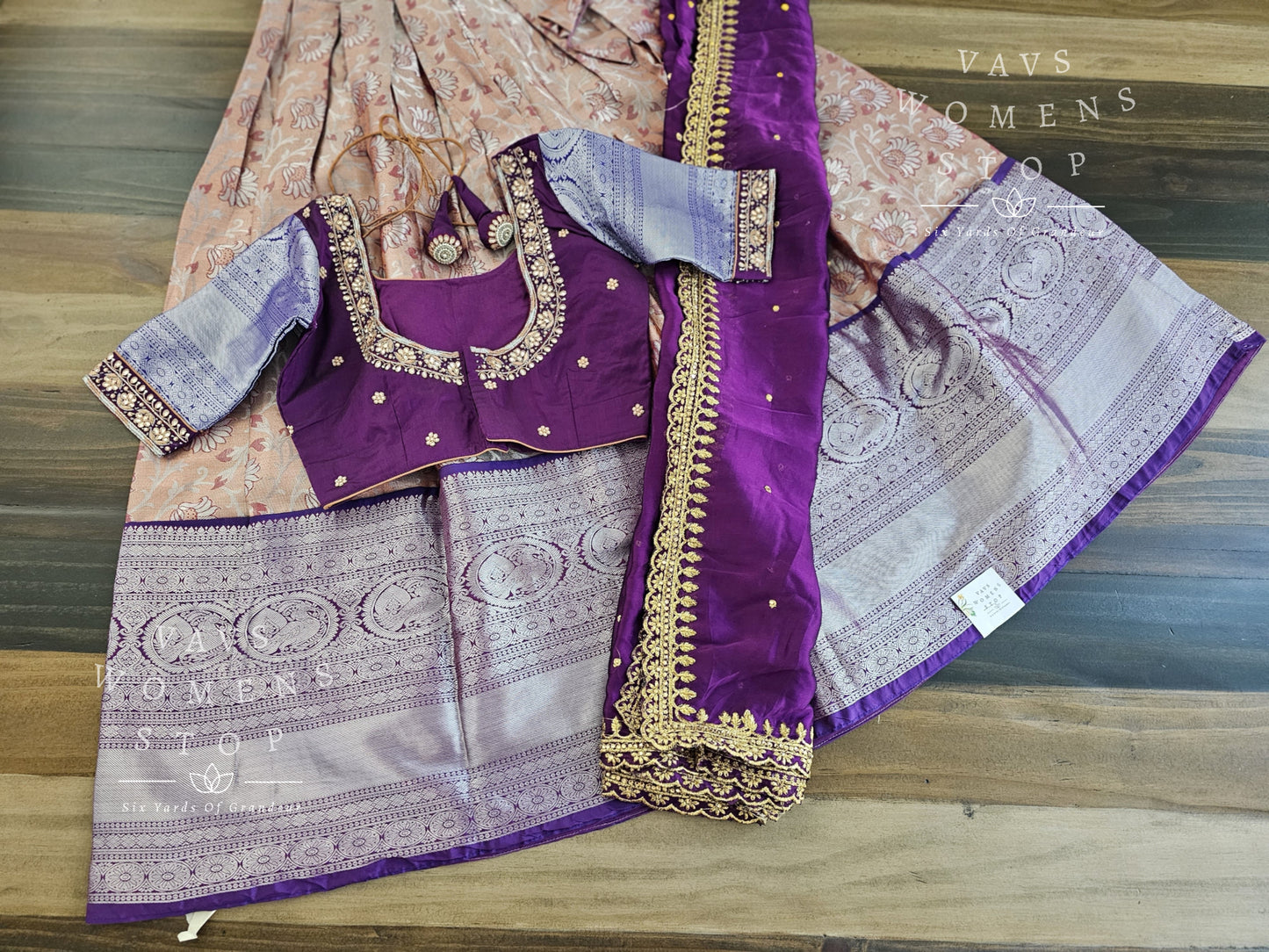 Traditional Half Saree Set