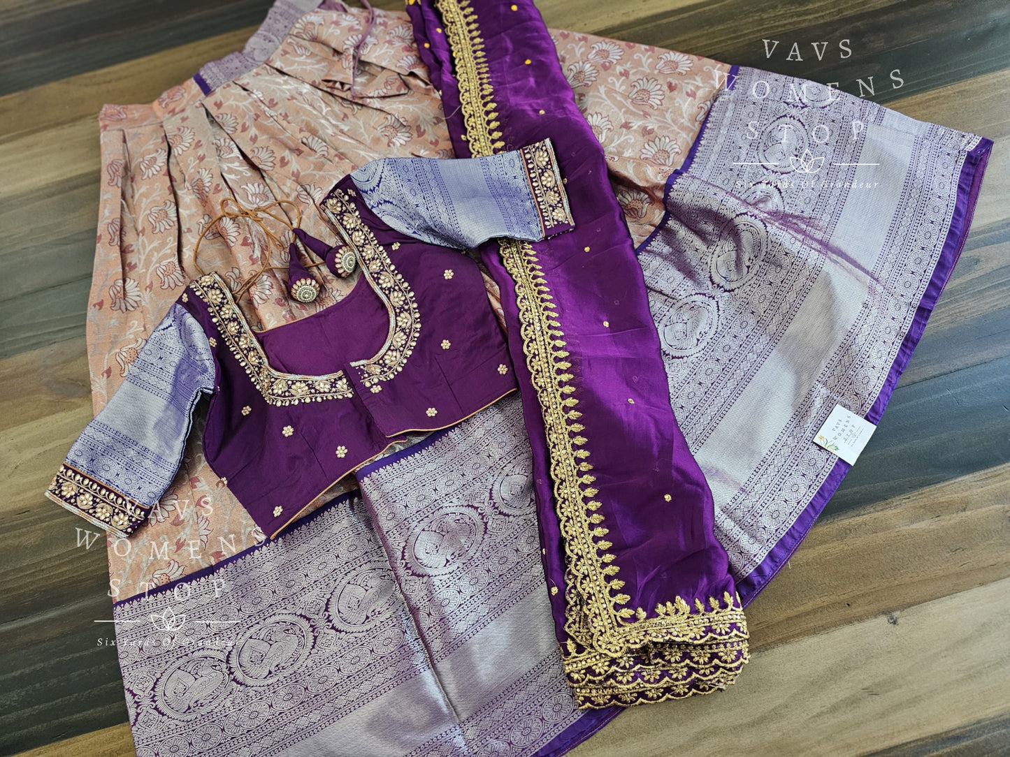 Traditional Half Saree Set