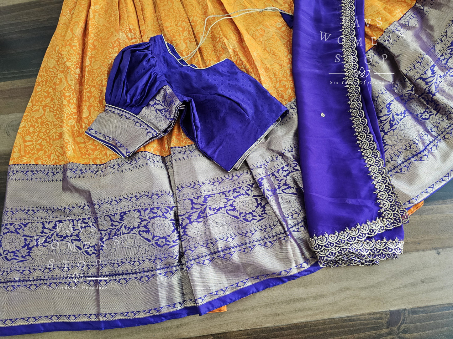 Designer Kanchi Silk Lehenga Blouse Set