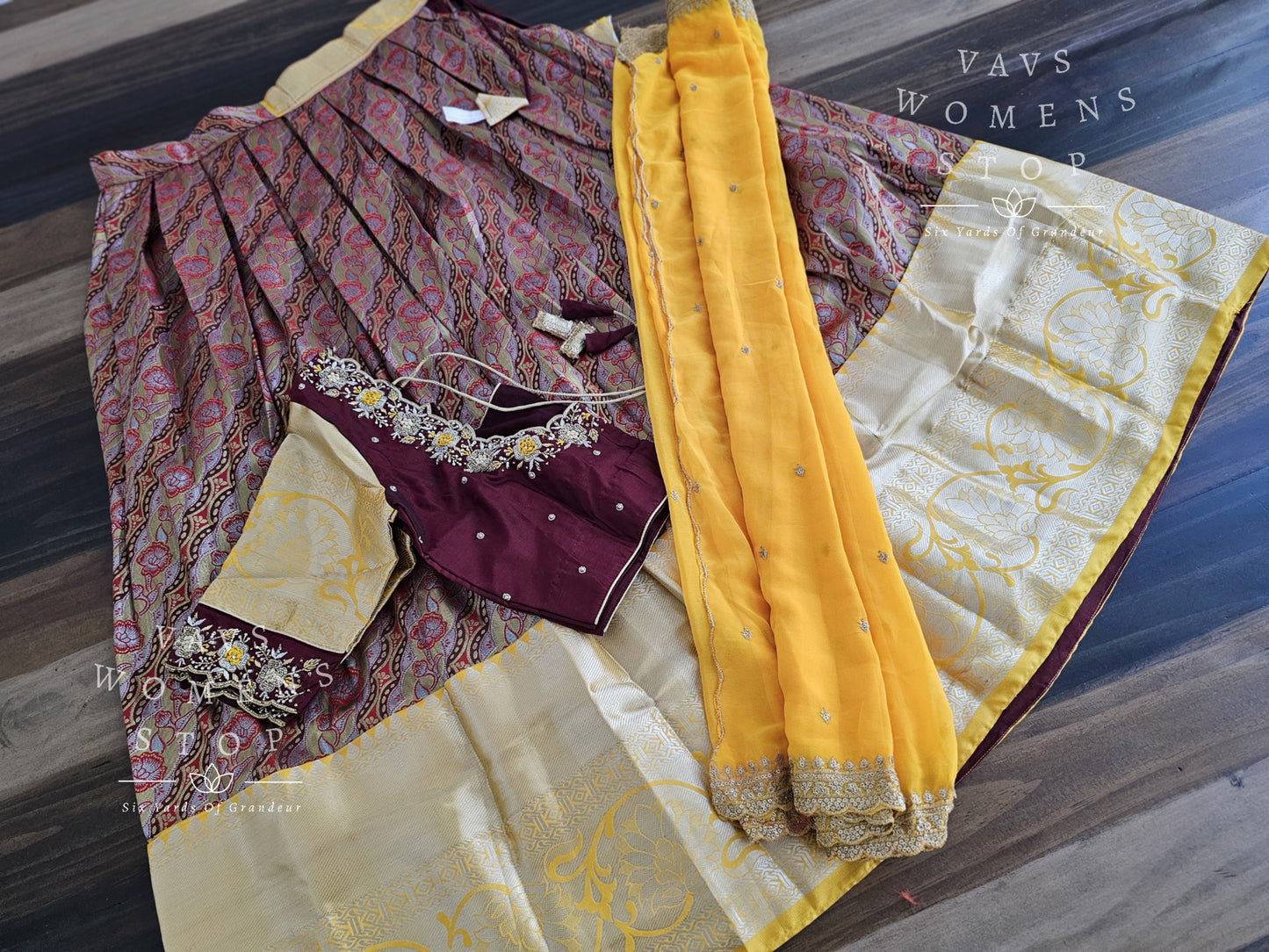 Traditional Half Saree Set