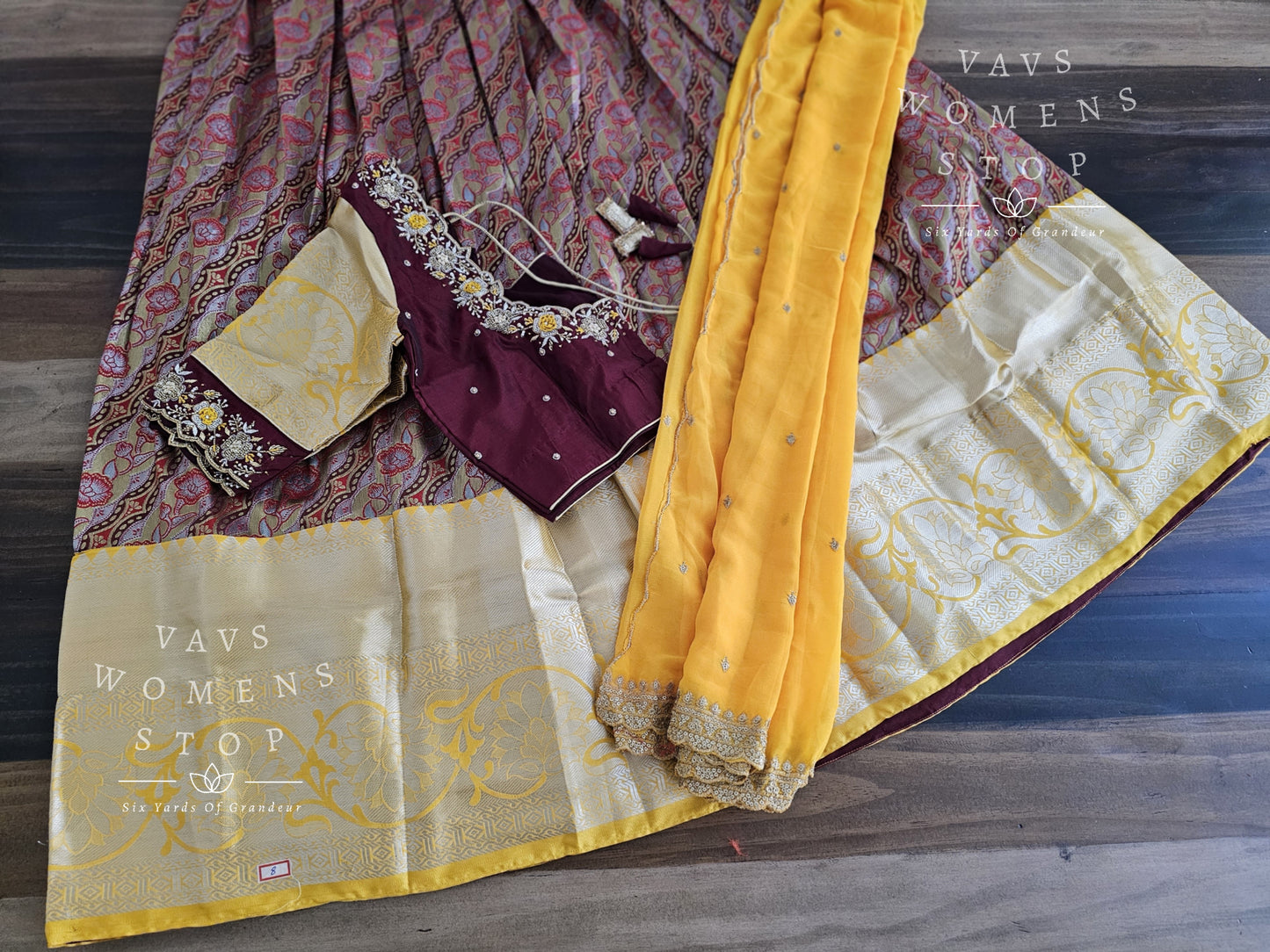 Traditional Half Saree Set