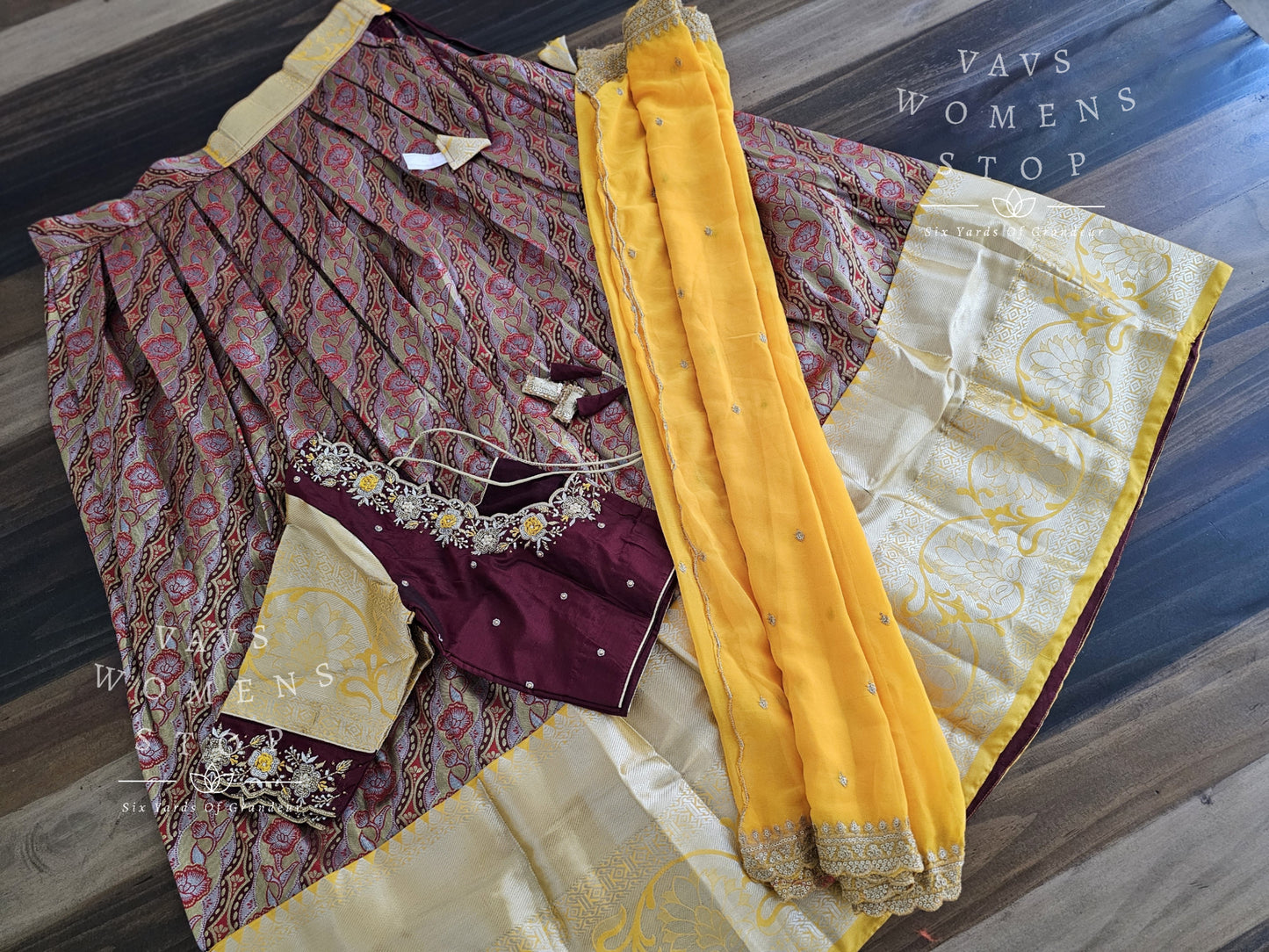 Traditional Half Saree Set