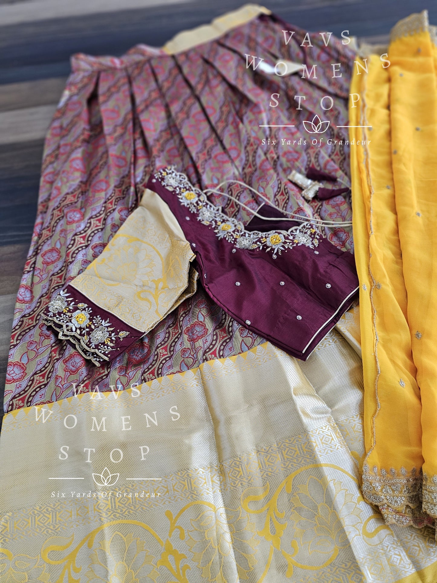 Traditional Half Saree Set