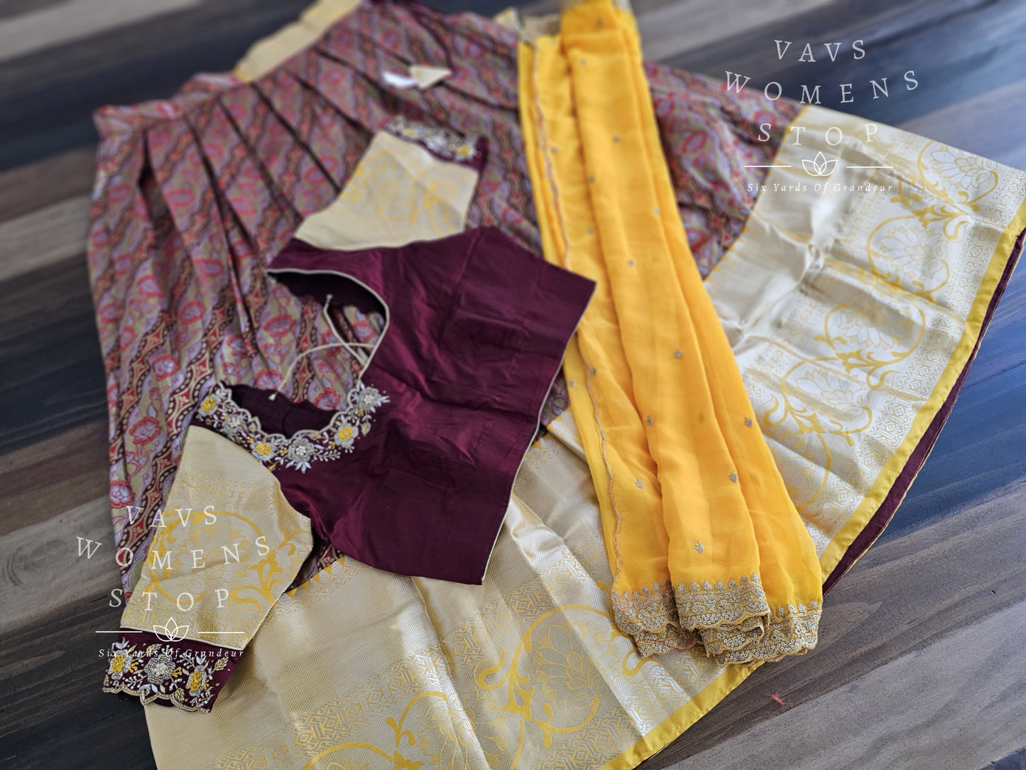 Traditional Half Saree Set