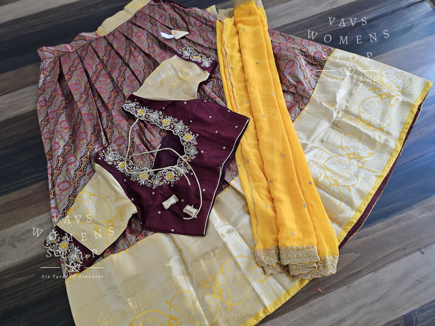 Traditional Half Saree Set