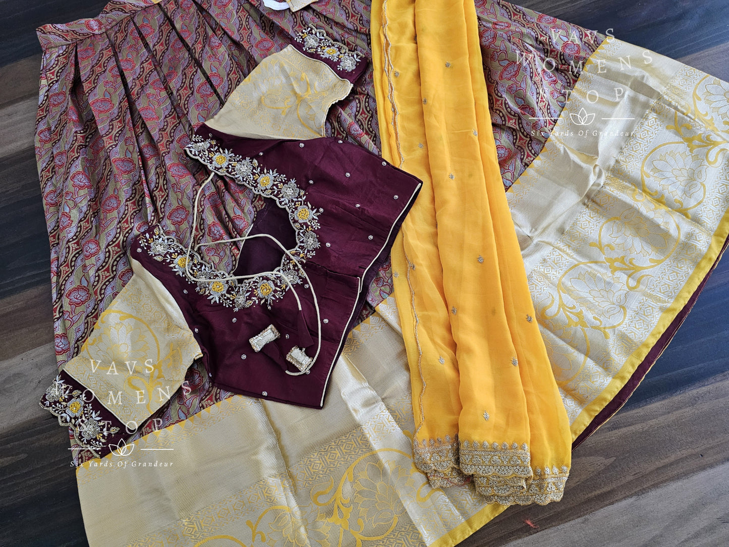 Traditional Half Saree Set