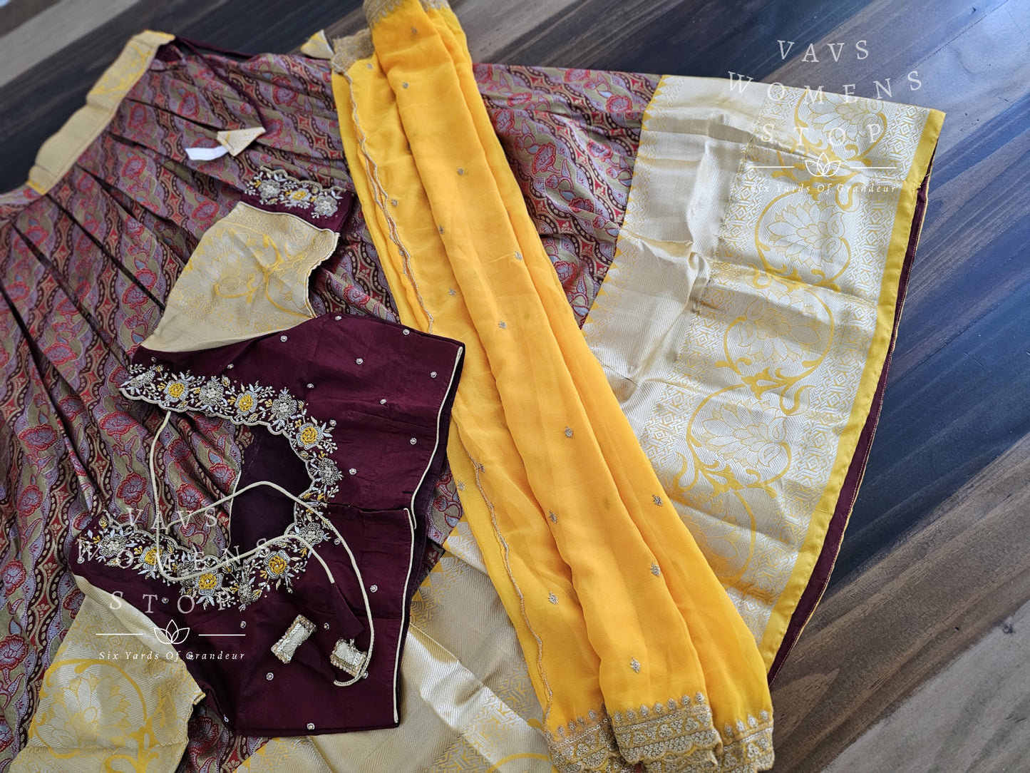 Traditional Half Saree Set