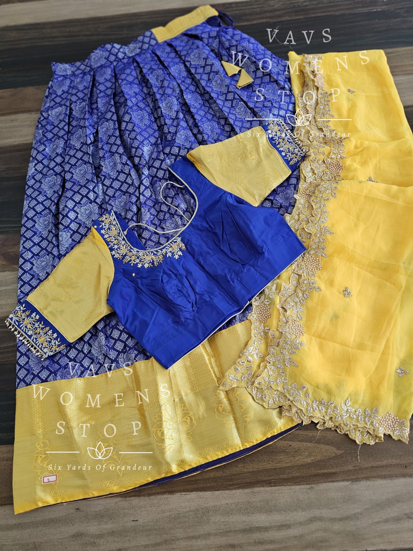 Traditional Half Saree Set