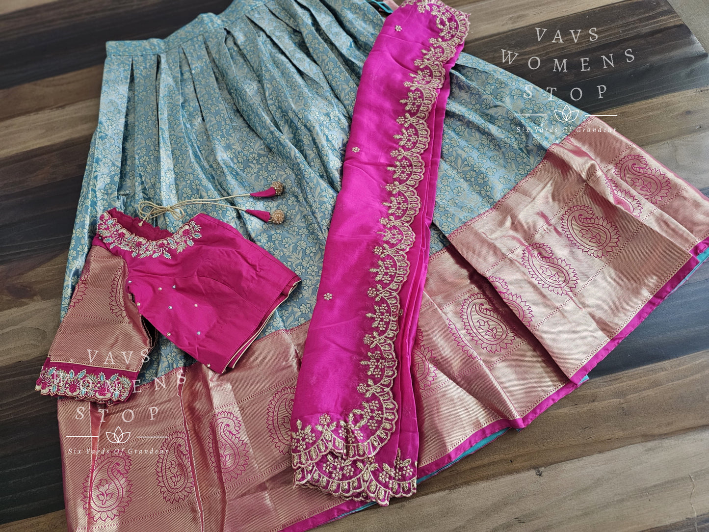 Traditional Half Saree Set