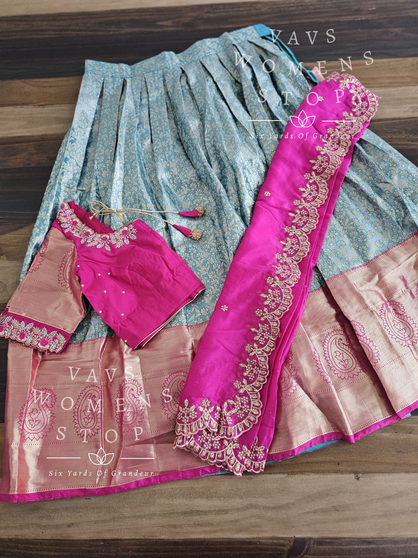 Traditional Half Saree Set