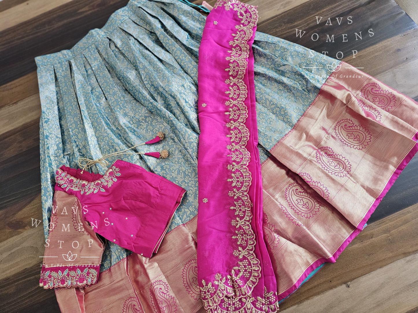 Traditional Half Saree Set