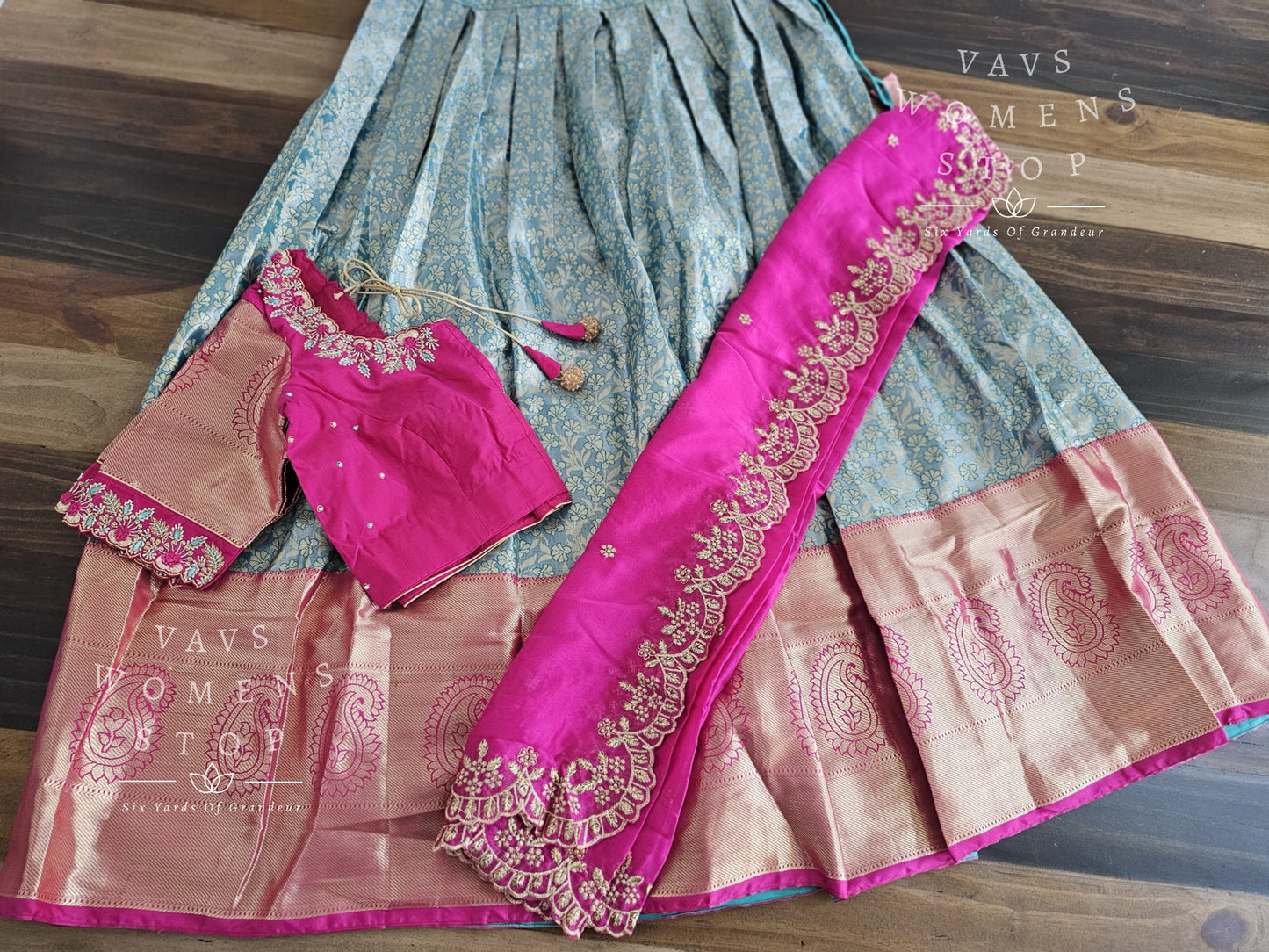 Traditional Half Saree Set