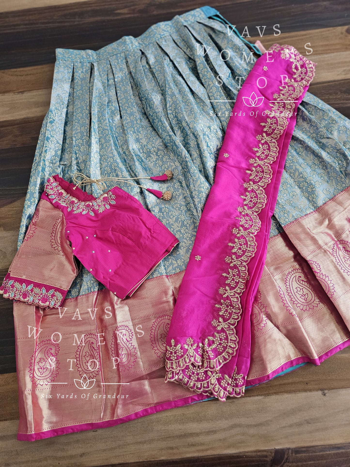 Traditional Half Saree Set