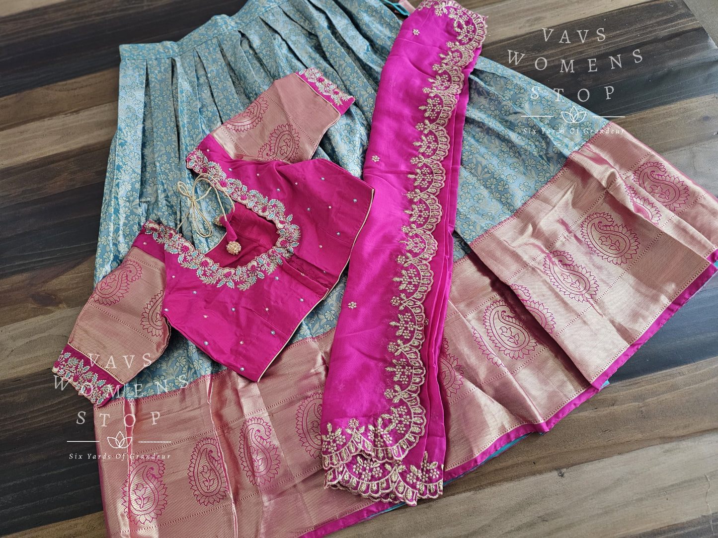 Traditional Half Saree Set