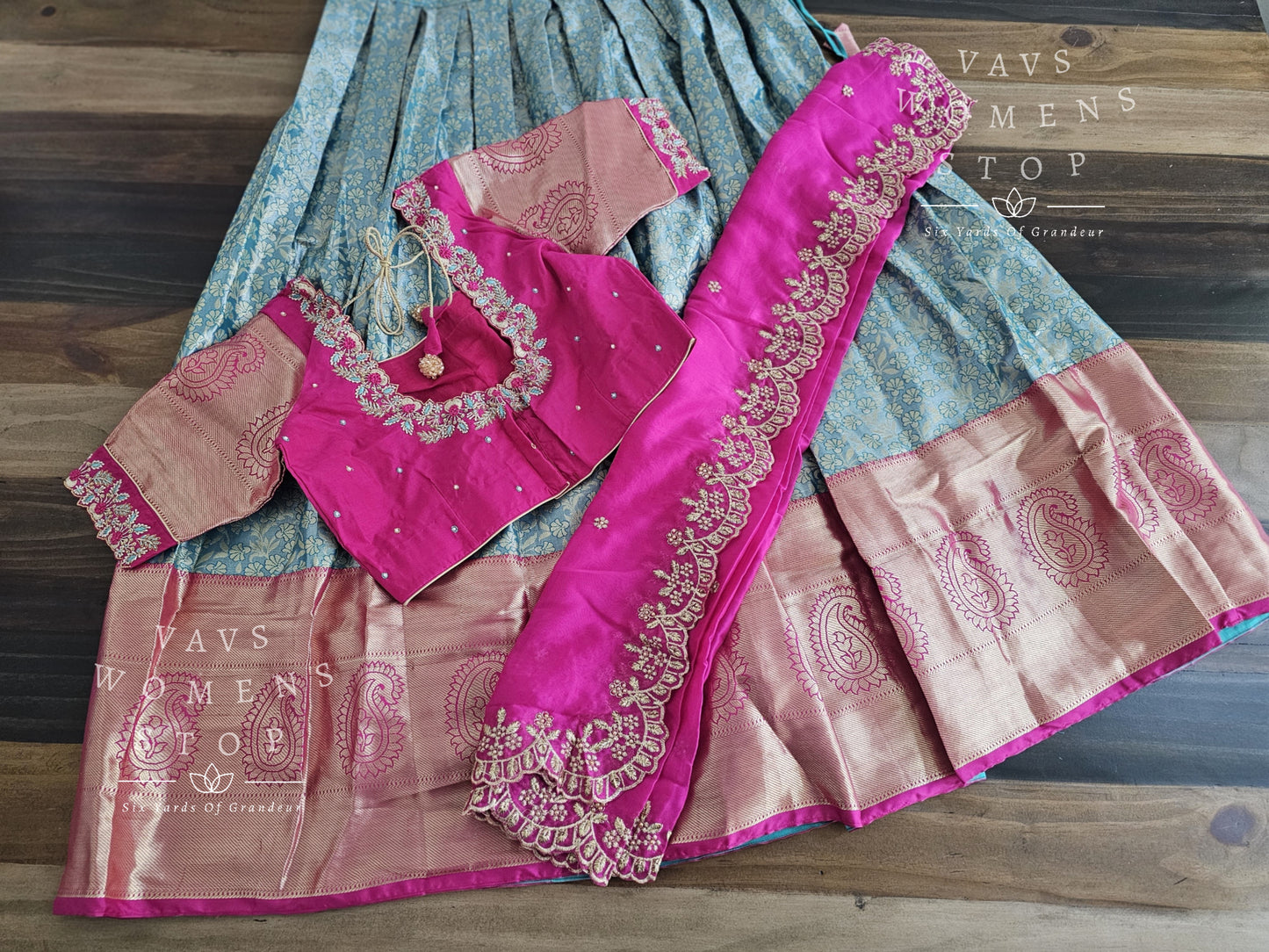 Traditional Half Saree Set