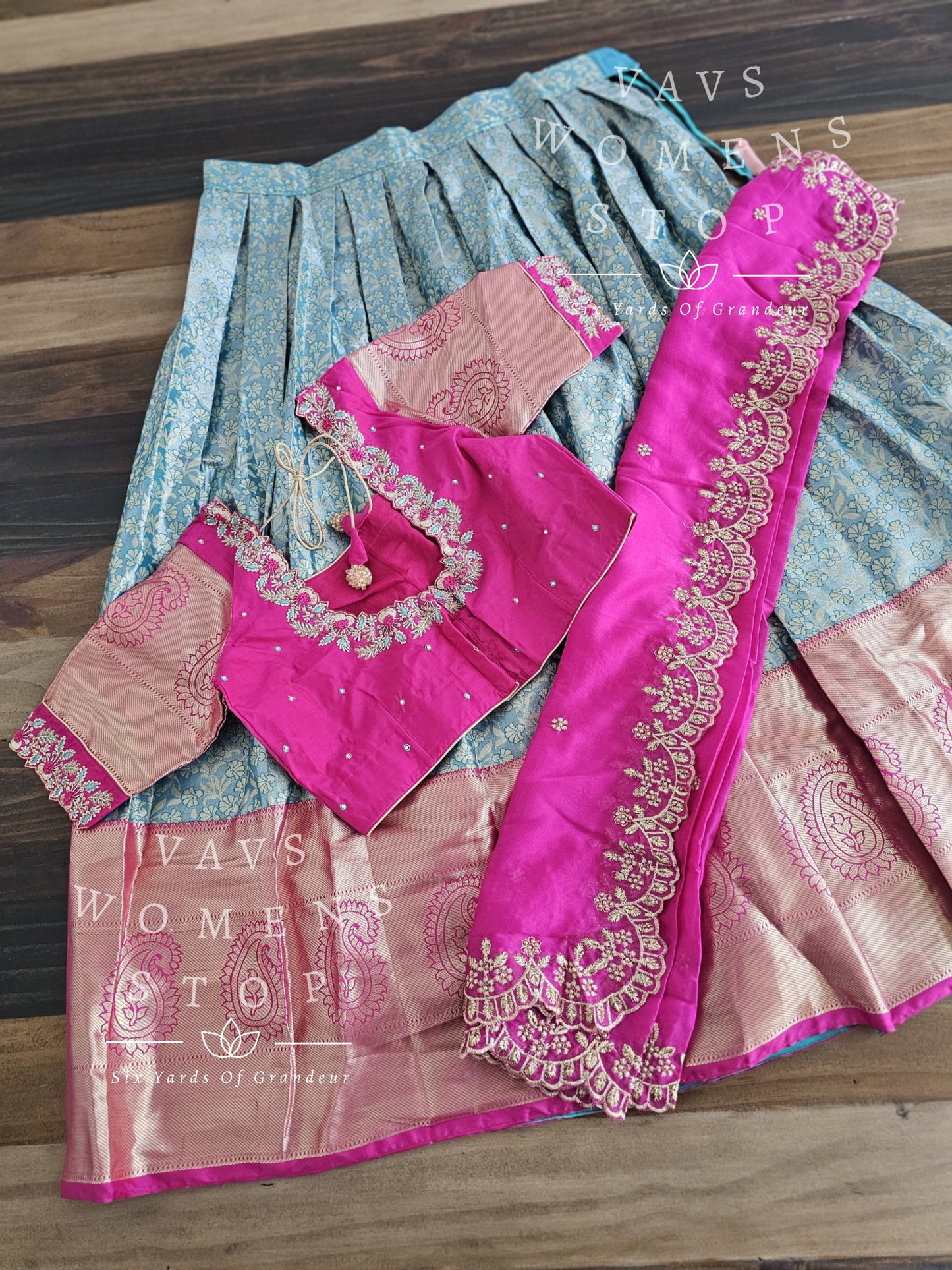 Traditional Half Saree Set