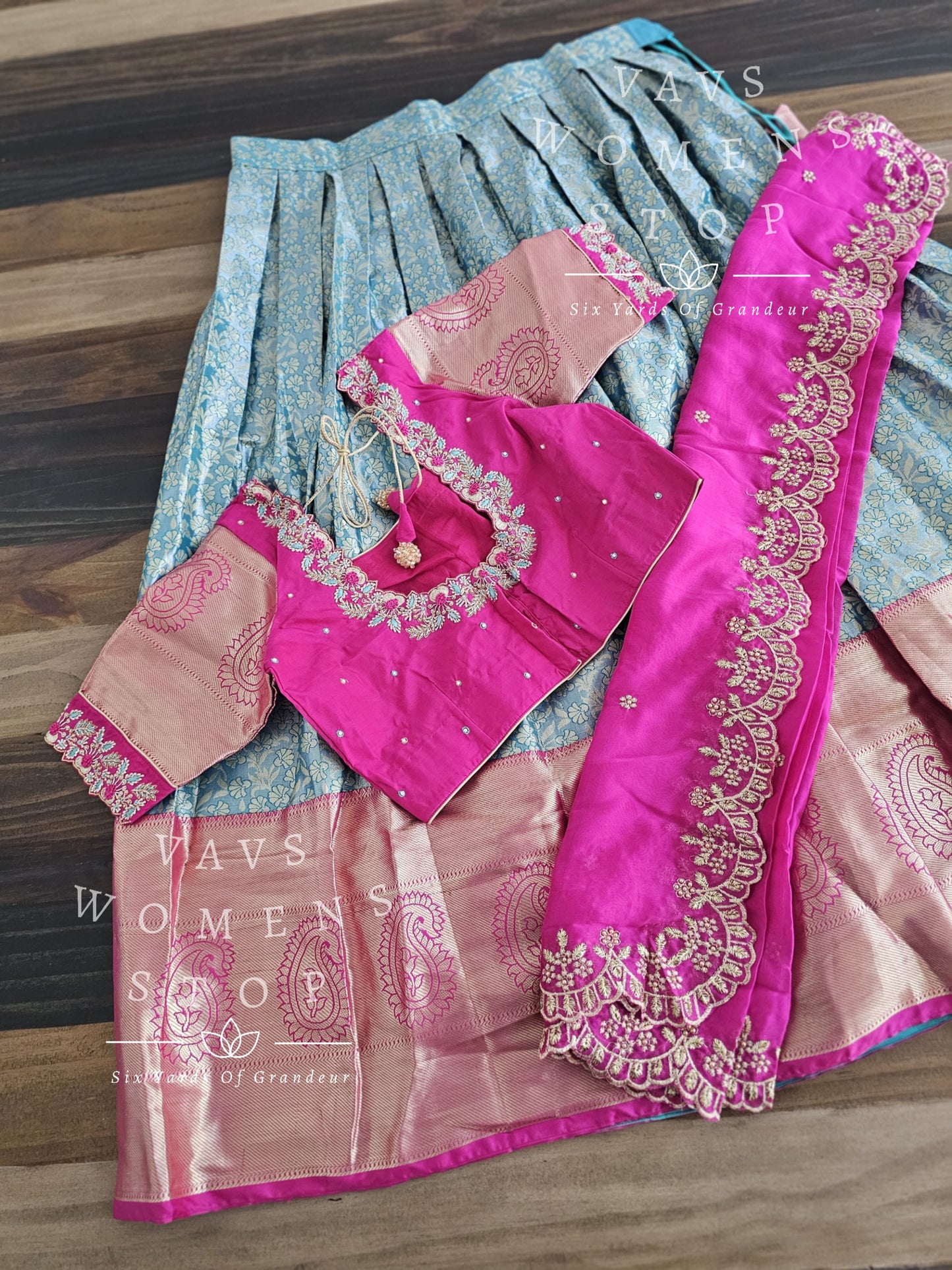 Traditional Half Saree Set