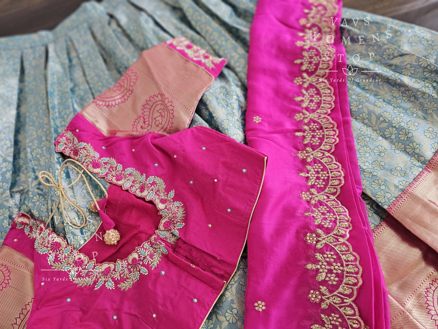 Traditional Half Saree Set