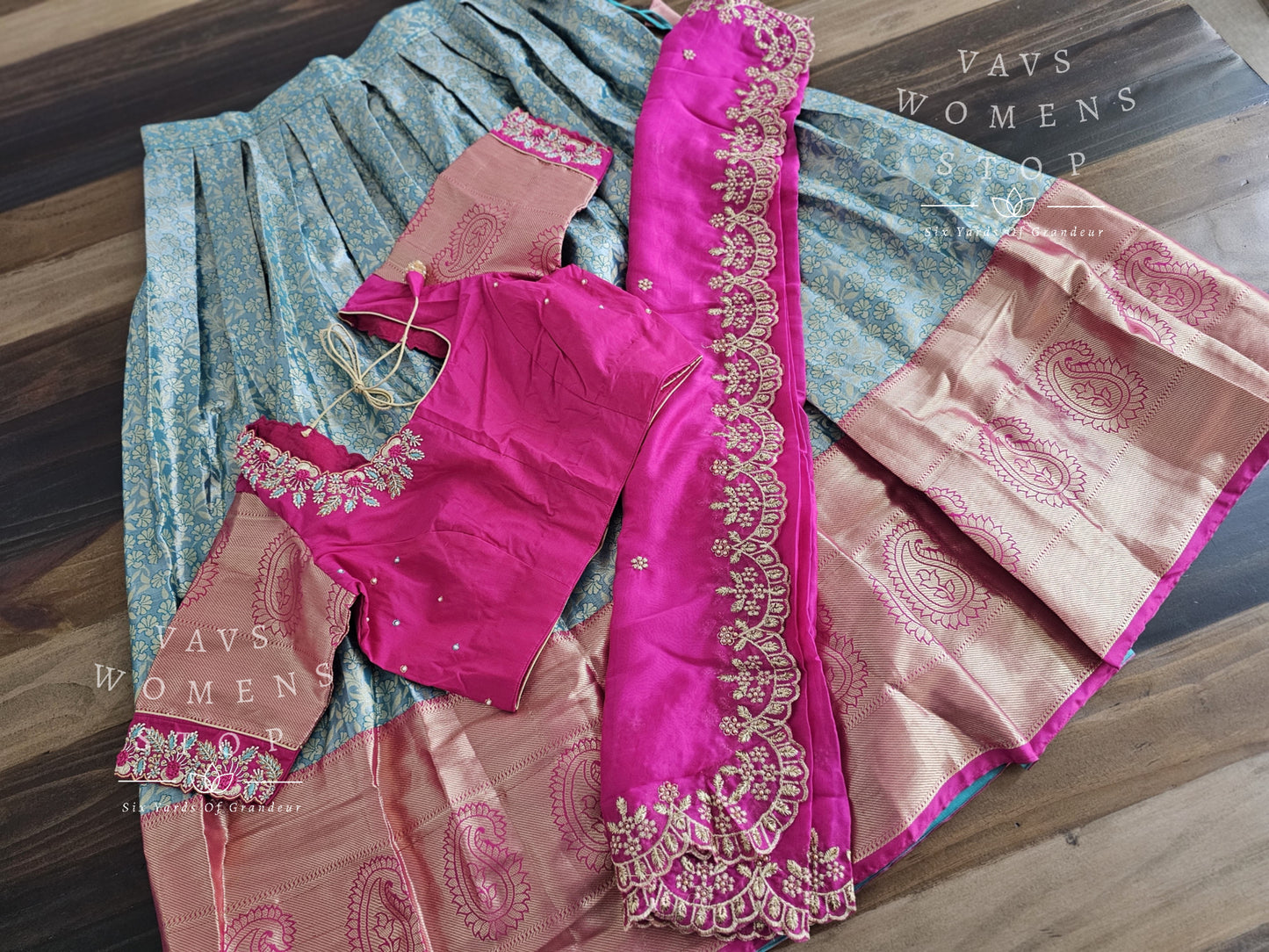 Traditional Half Saree Set