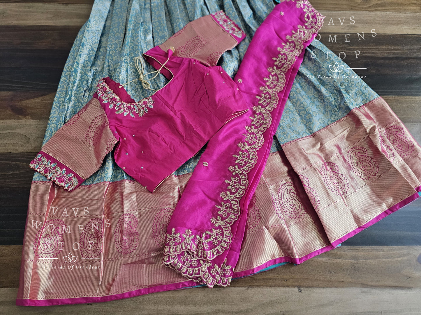 Traditional Half Saree Set