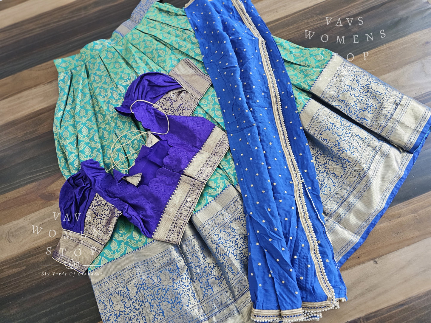 Designer Kanchi Silk Lehenga Blouse Set