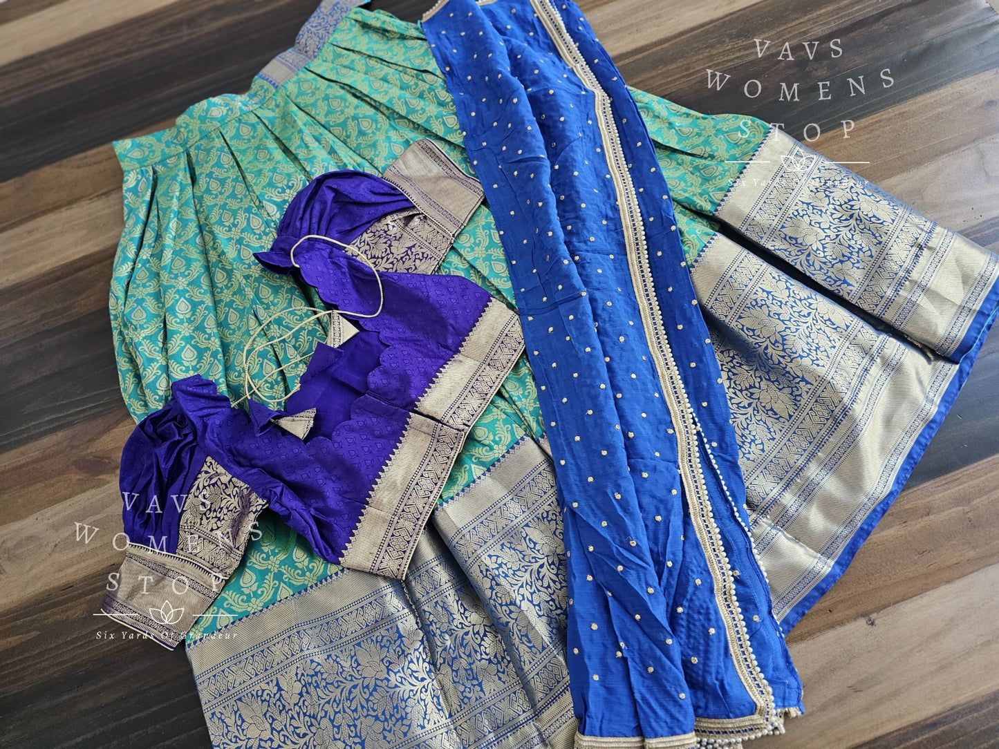 Designer Kanchi Silk Lehenga Blouse Set