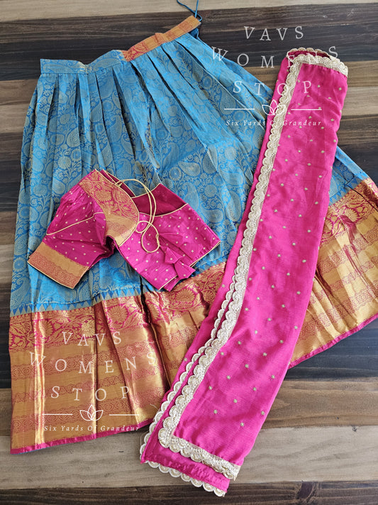 Traditional Half Saree Set