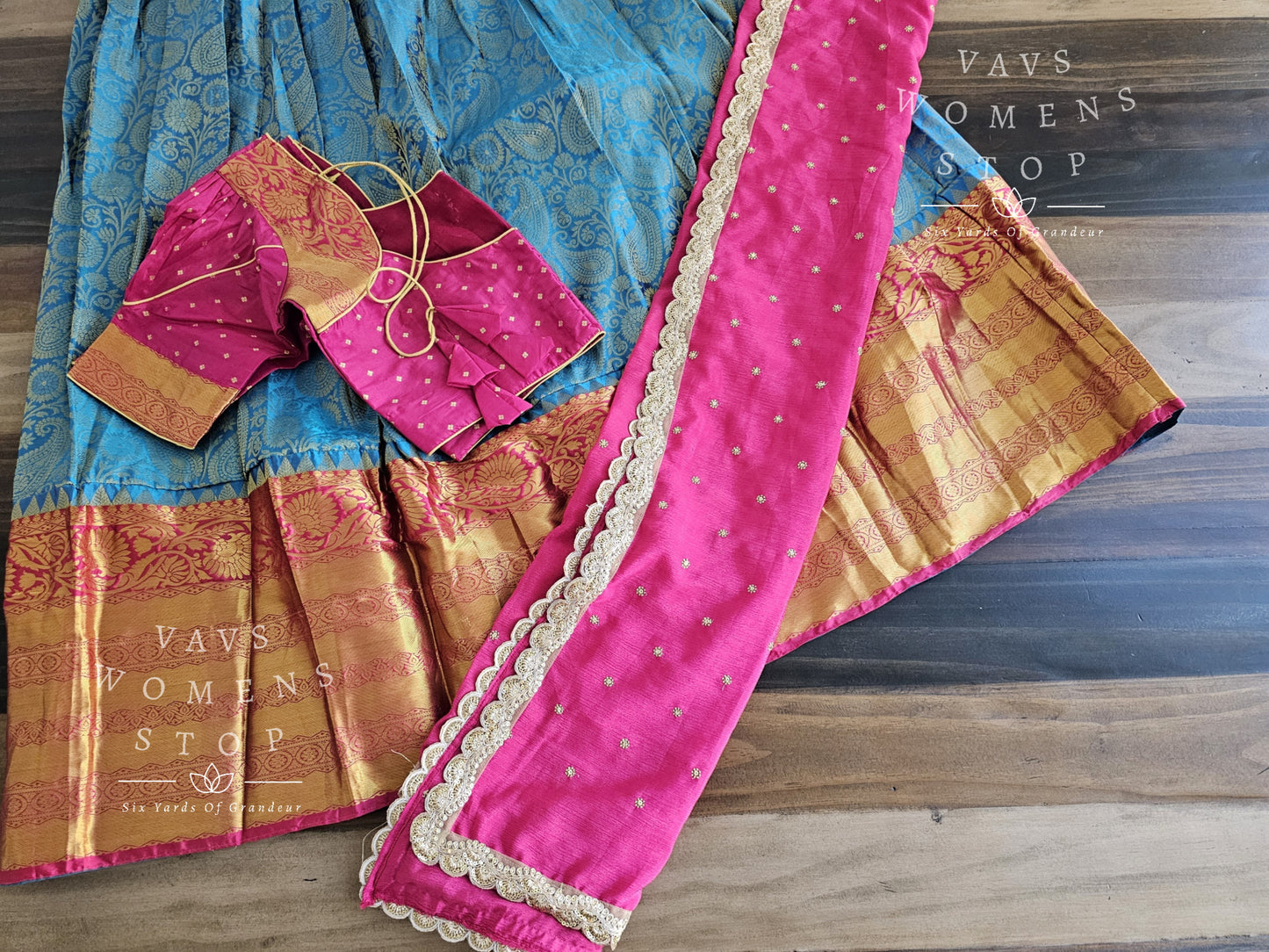 Traditional Half Saree Set