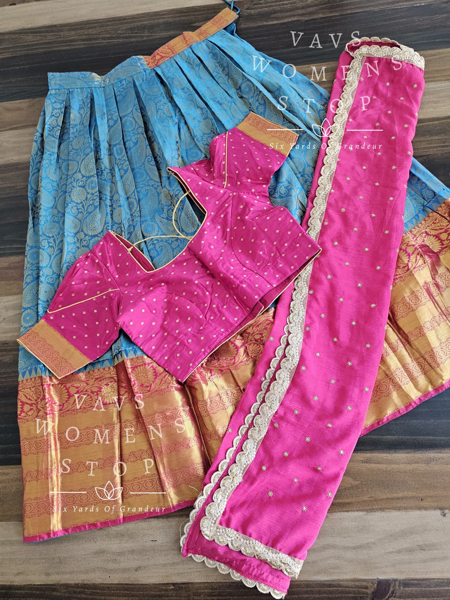 Traditional Half Saree Set