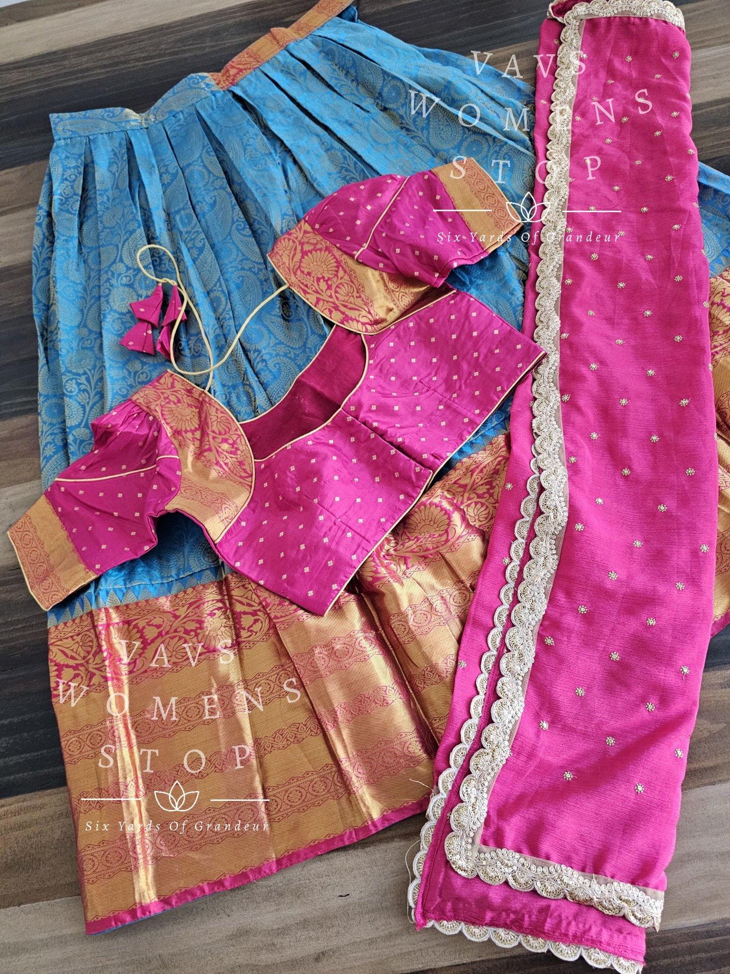 Traditional Half Saree Set