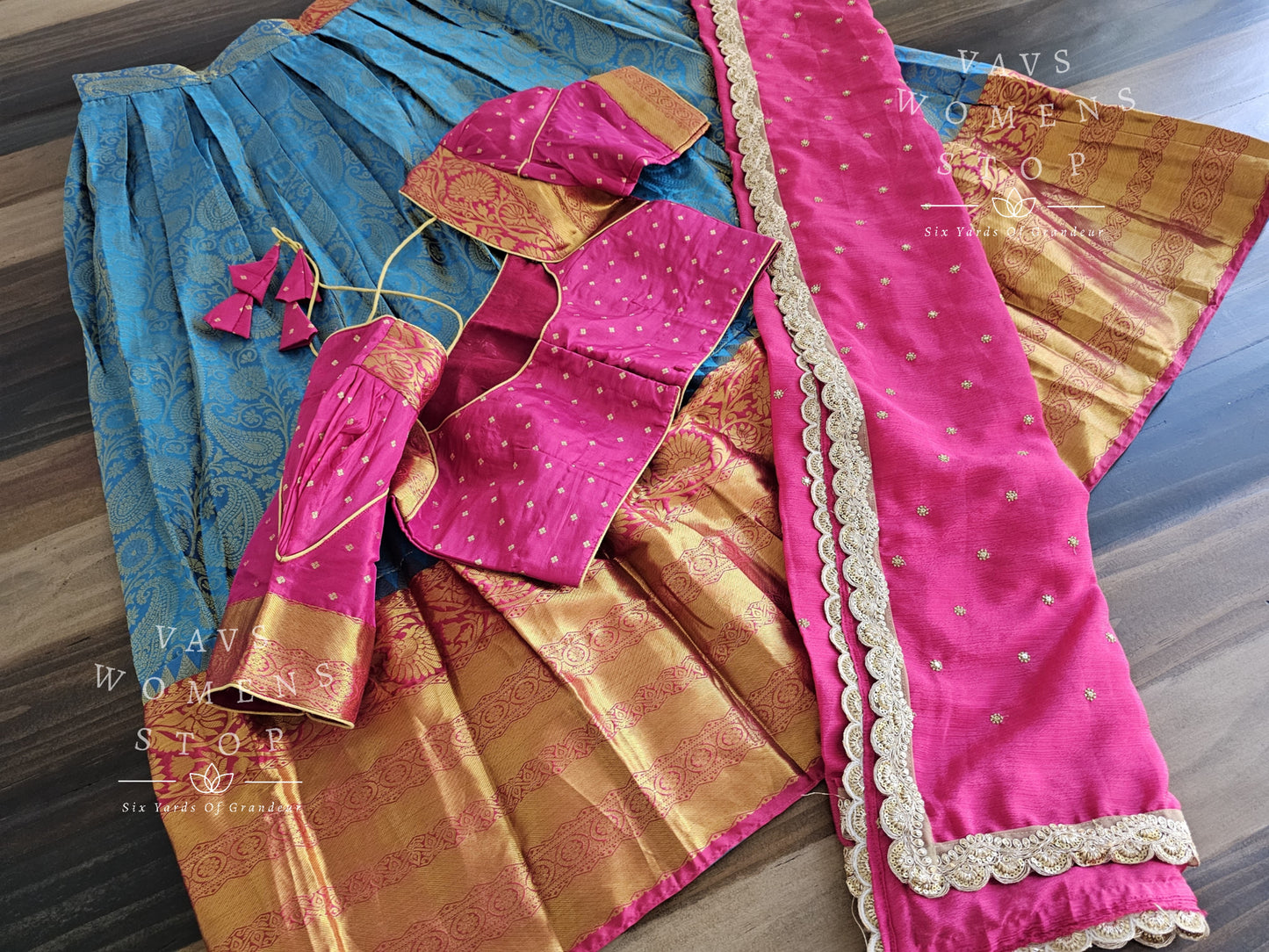 Traditional Half Saree Set