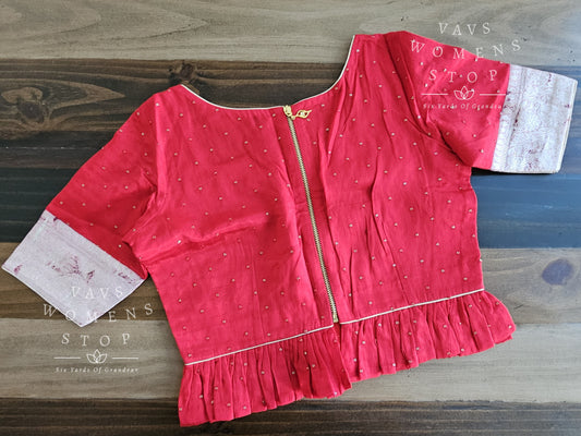 Chinon Chiffon Croptop Blouse