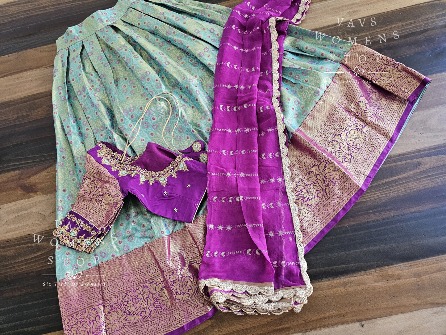 Traditional Half Saree Set