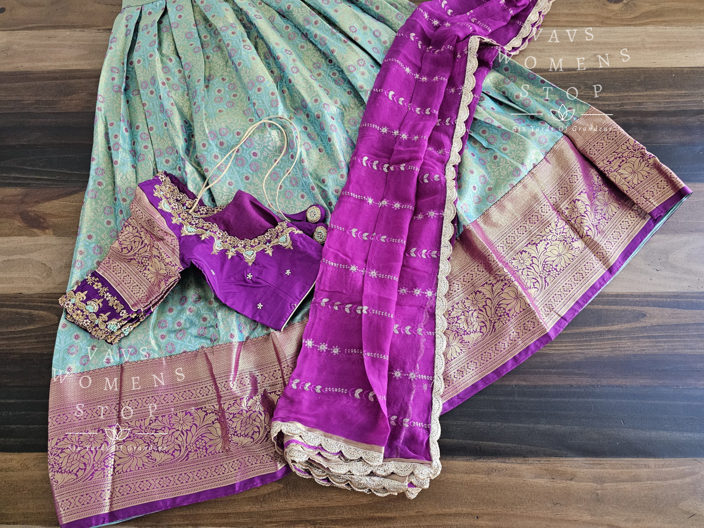 Traditional Half Saree Set