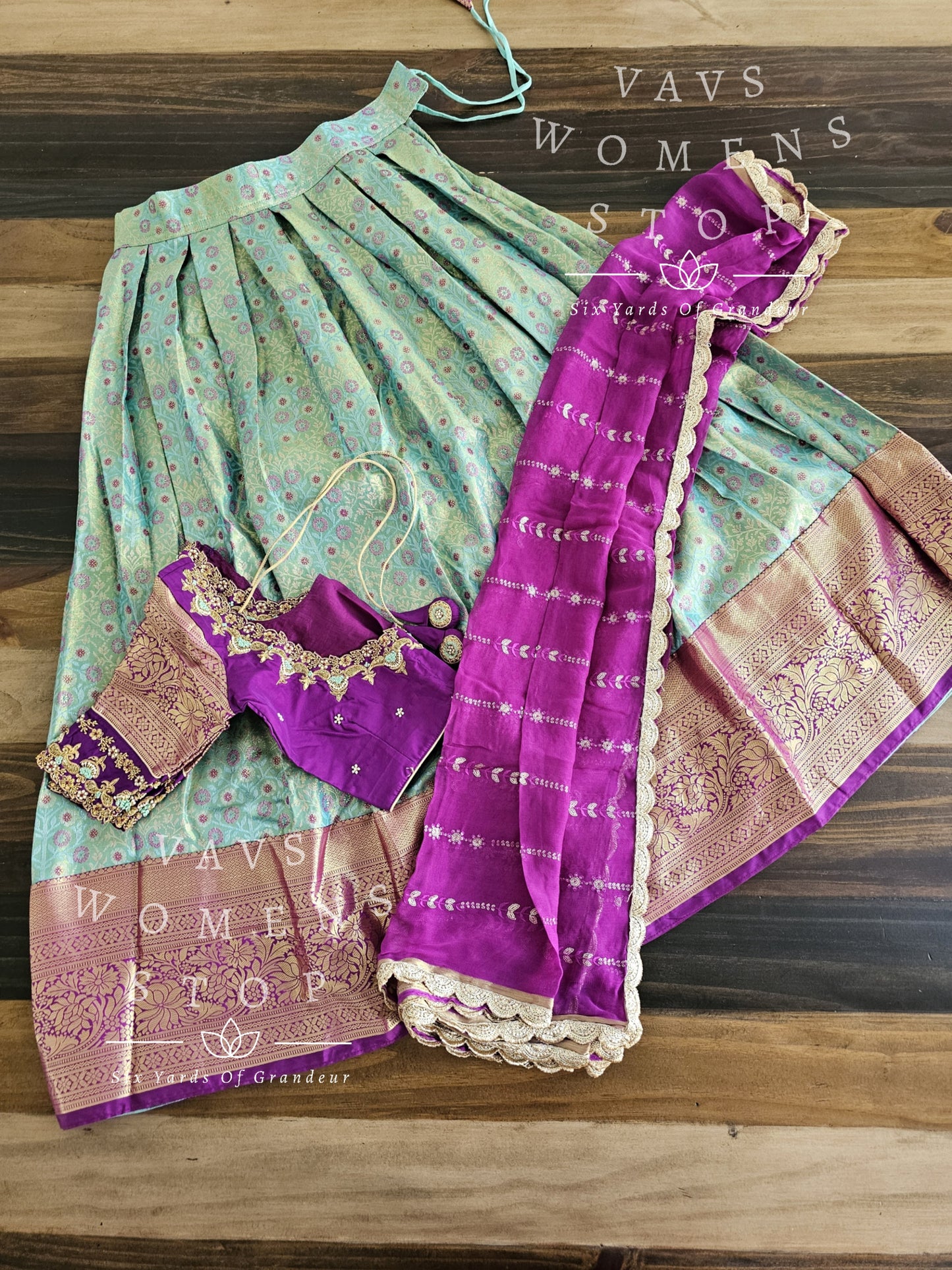 Traditional Half Saree Set