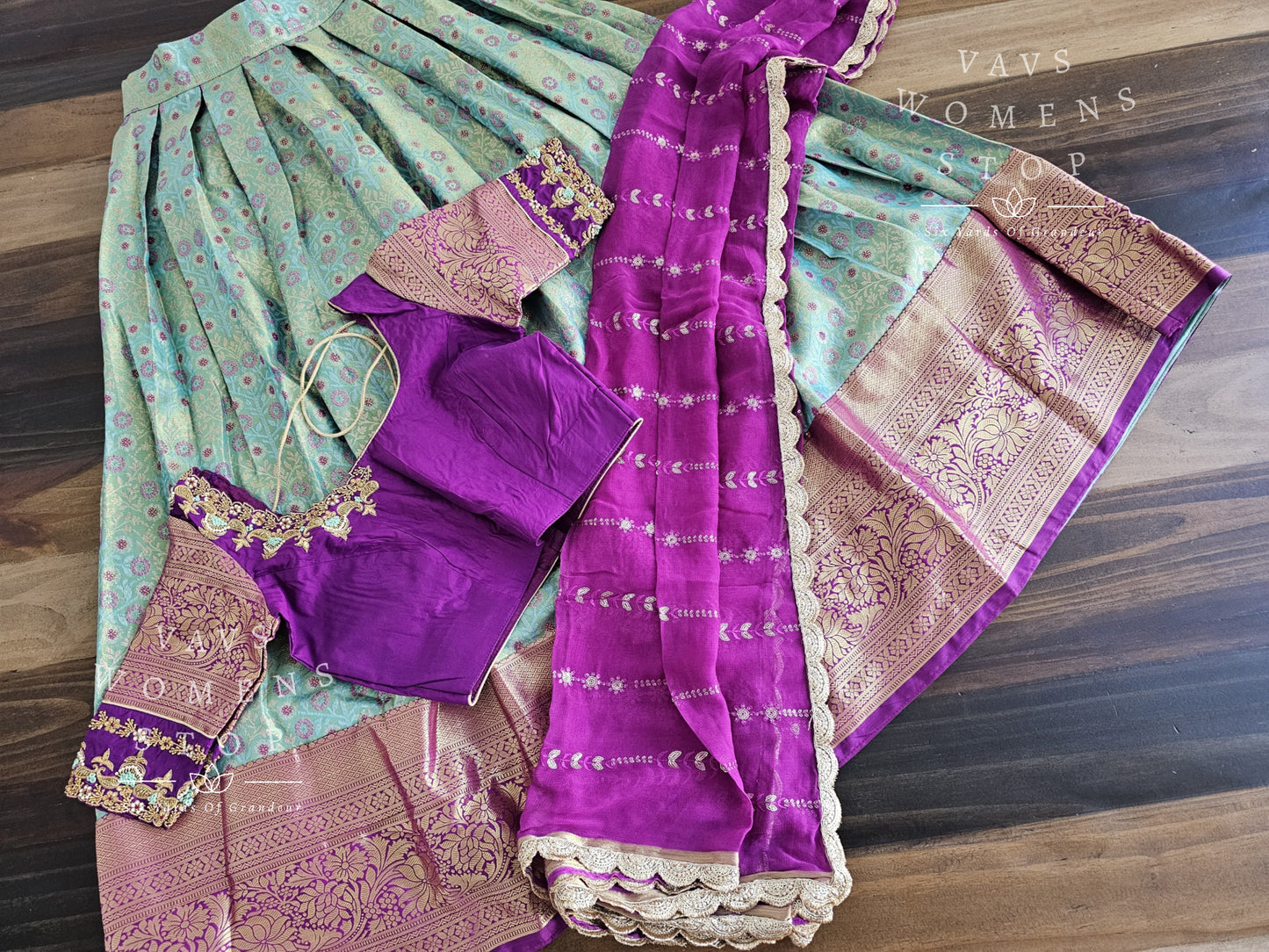 Traditional Half Saree Set