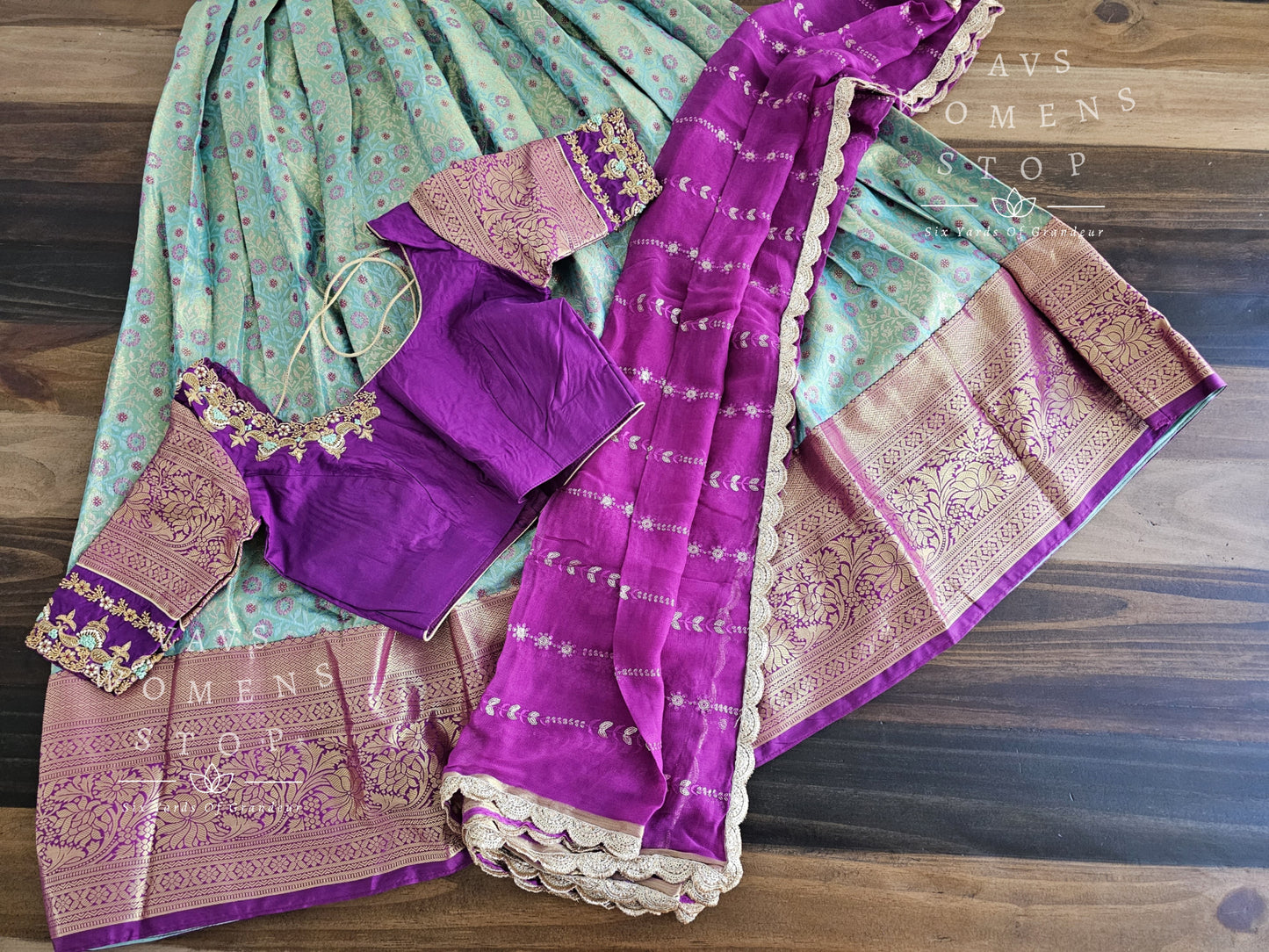 Traditional Half Saree Set